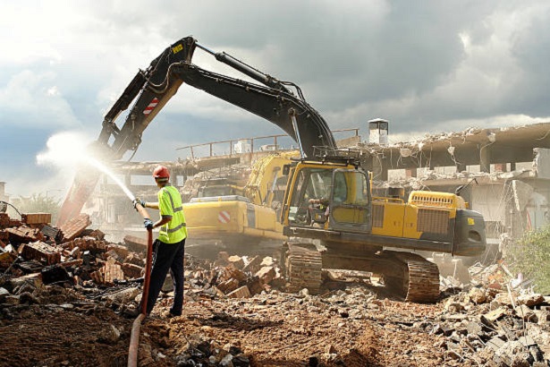 Manual watering for dust control