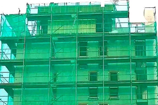 Frame with Green net (For Sound and dust control)