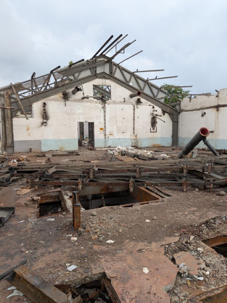 Industrial plant and factory demolition project by Star Construction in India