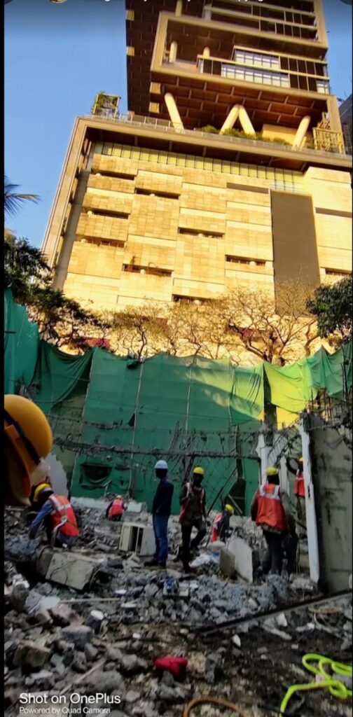 Luxury bungalow demolition project by Star Construction in Mumbai, India