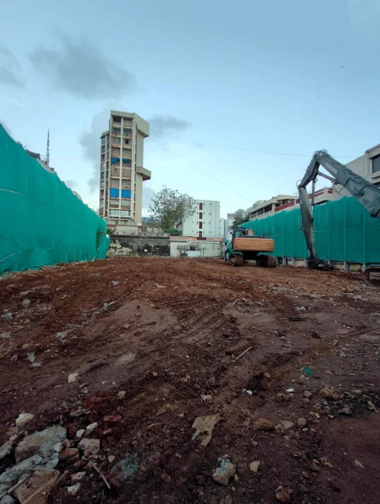 Building demolition and site clearance project by Star Construction in India