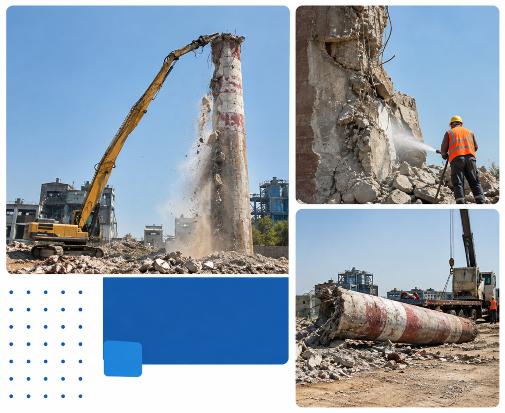 Chimney Demolition service in gujrat