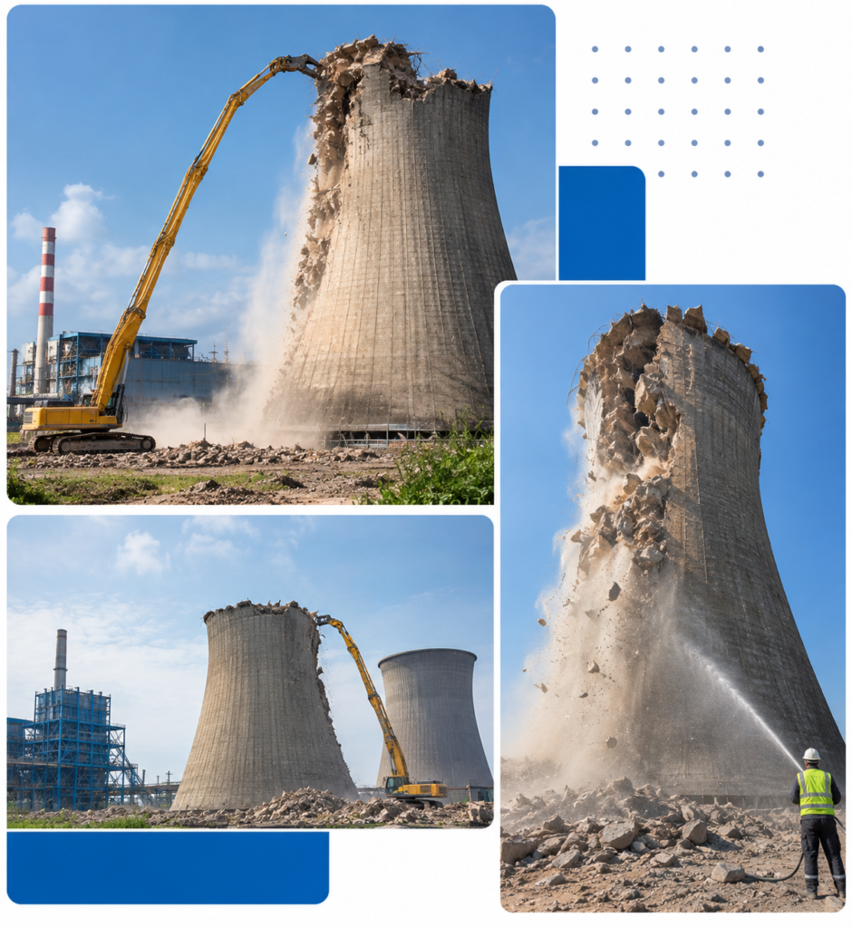 Cooling Tower Demolition Service