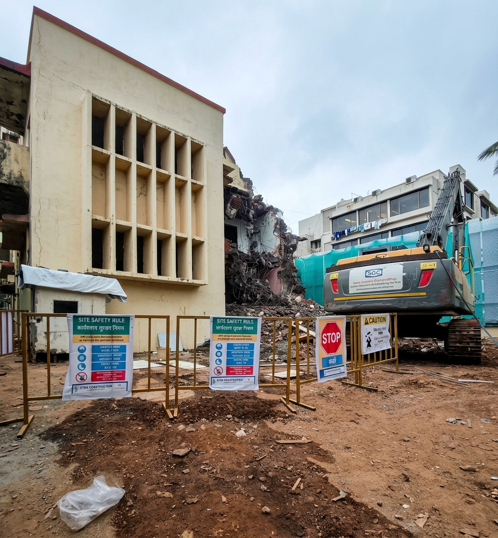 Demolition contractor in India